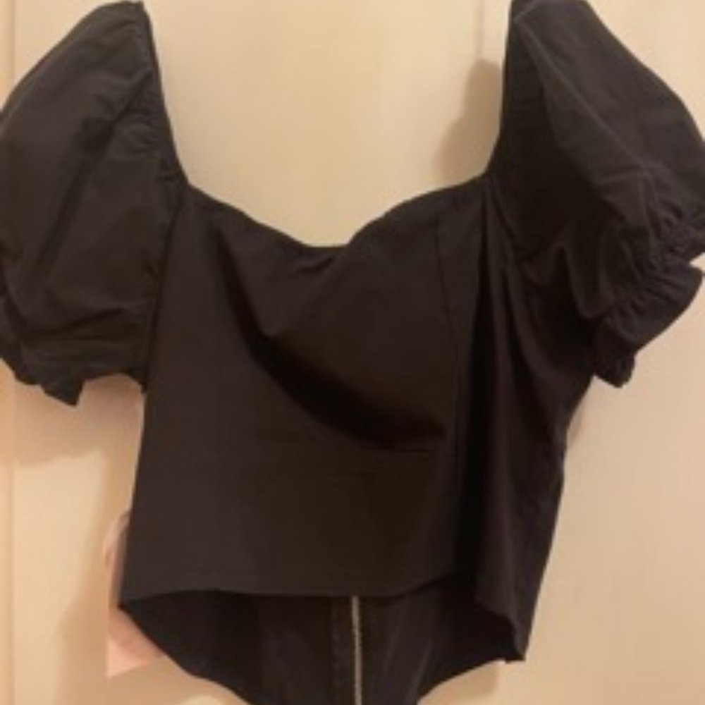 BLASHE Corset Zip Up Shirt
